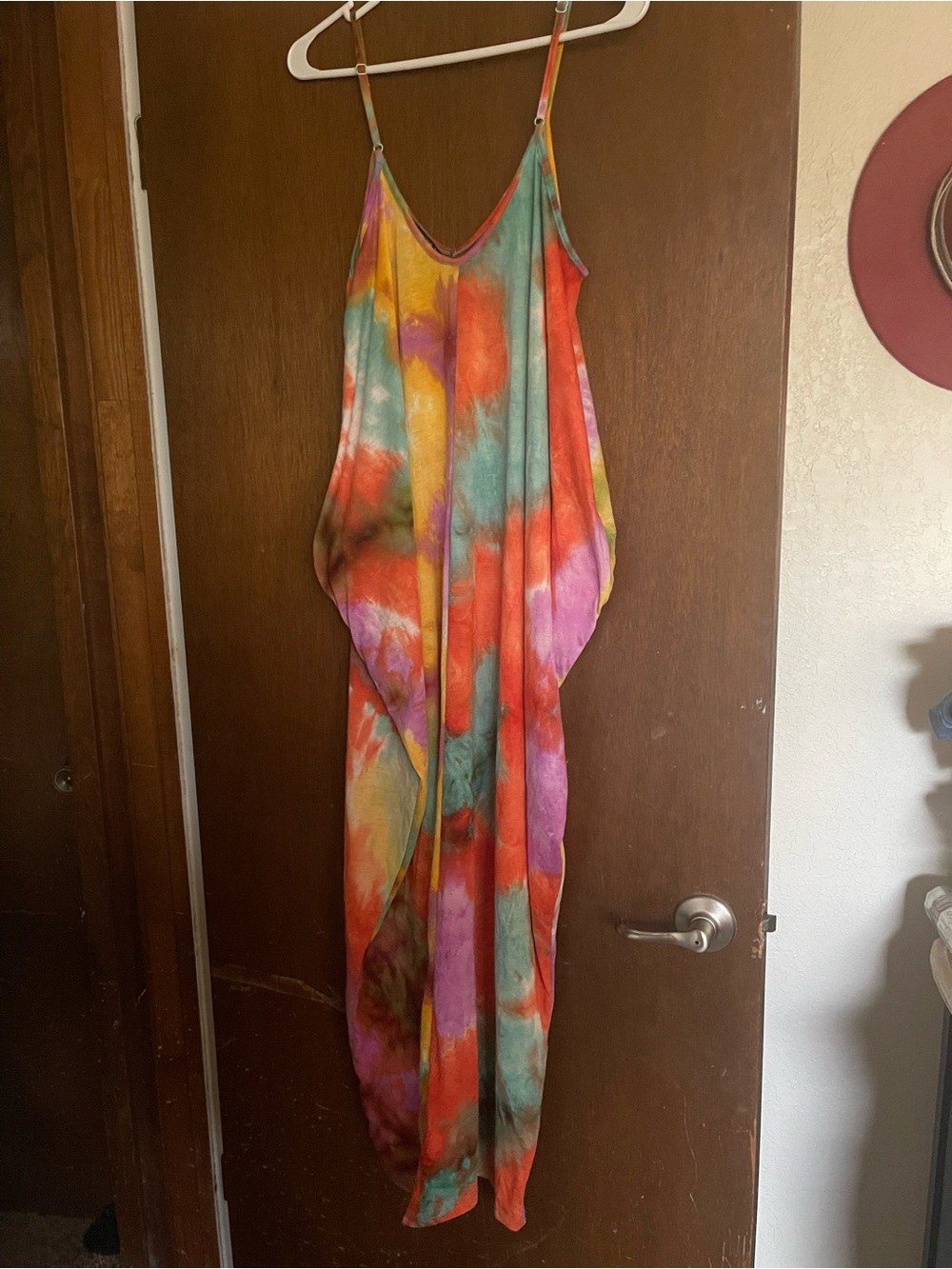 HYFVE Multicolor Tie-Dye Maxi Dress - Orange, Pink, Green, Purple